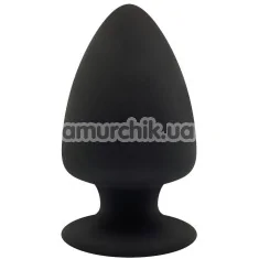 Анальна пробка Cheeky Love Premium Silicone Plug L, чорна - Фото №1