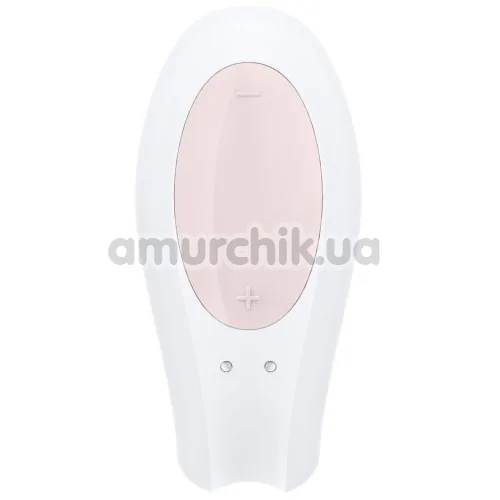 Вібратор Satisfyer Double Joy Partner Vibrator, білий