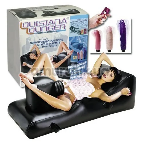 Секс-машина Louisiana Lounger, черная