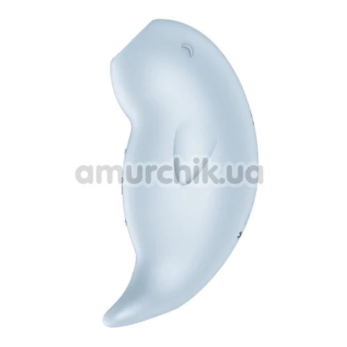 Симулятор орального секса для женщин с вибрацией Satisfyer Seal You Soon, голубой