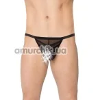 Труси-стрінги чоловічі Mens Thongs 4527, чорні - Фото №1