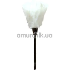 Пір'їнка для пестощів DS Fetish Soft Feather Tickler, біла - Фото №1