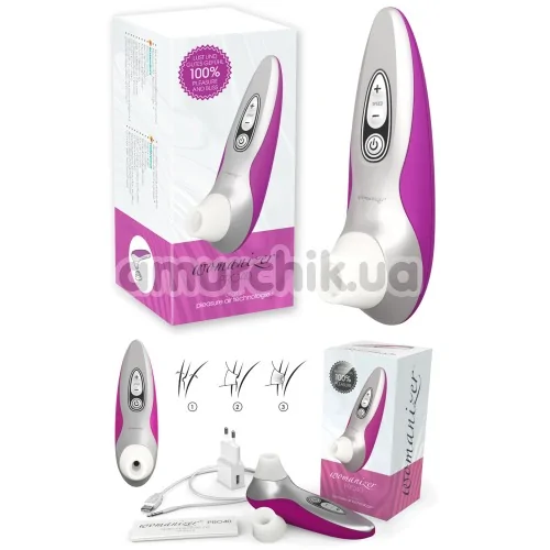 Симулятор орального сексу для жінок Womanizer Pro40, рожевий