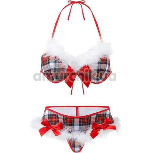 Костюм Санты Sunspice 050, красный: бюстгальтер + трусики