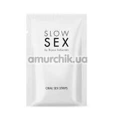 Смужки для орального сексу Bijoux Indiscrets Slow Sex Oral Sex Strips, 7 шт - Фото №1