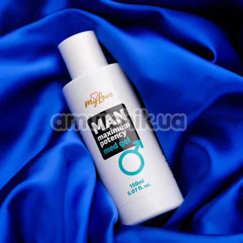 Лубрикант чоловічий зі стимулюючим ефектом MyLove Man Maximum Potency Med Gel, 150 мл