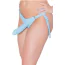 Страпон Adam & Eve Silicone Strap-on System, блакитний - Фото №1