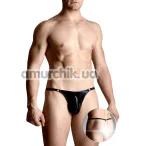 Труси-стрінги чоловічі Mens thongs чорні (модель 4487) - Фото №1