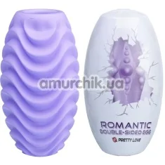 Мастурбатор Pretty Love Romantic Double-Sided Egg, фиолетовый - Фото №1