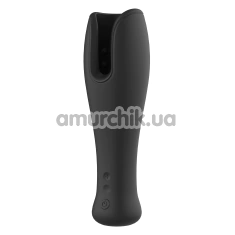 Мастурбатор з вібрацією Essentials Powerful Flexible Head Stimulator, чорний - Фото №1