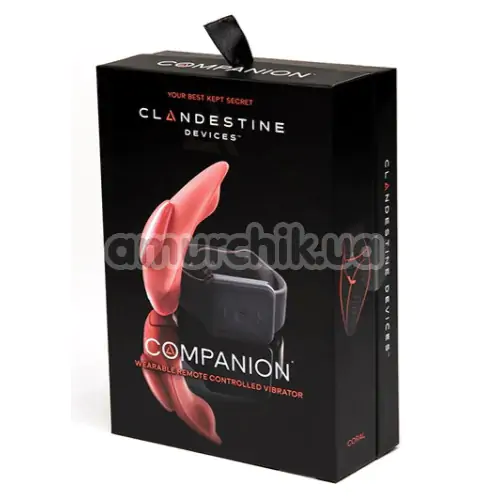 Кліторальний вібратор Clandestine Devices Companion, рожевий