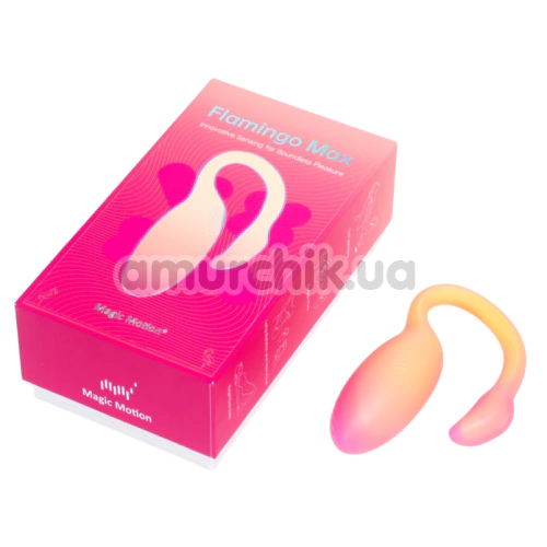 Вибратор Magic Motion Magic Flamingo Max, оранжево-розовый