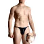 Трусы-стринги мужские Mens thongs черные (модель 4487)
