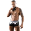 Костюм офіціанта JSY Sexy Lingerie 9150, чорно-білий: шорти + нашийник з ланцюжками - Фото №1