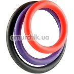 Набор из 3 эрекционных колец Triple G-Ring Set - Фото №1