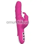 Вибратор с ротацией Khalifa Rabbit Vibrator, розовый - Фото №1