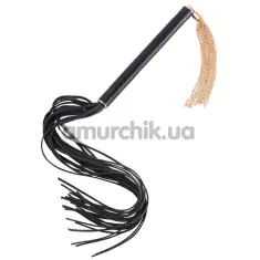 Флоггер Guilty Pleasure Premium Collection Leather Flogger, черный - Фото №1