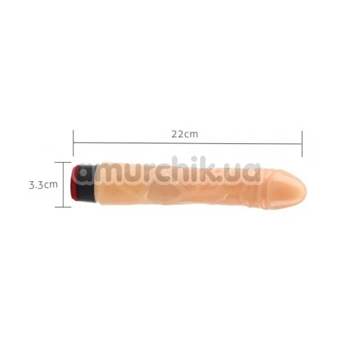 Вибратор Real Touch XXX 9, телесный