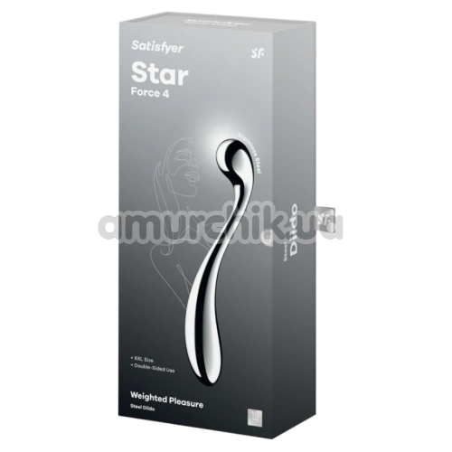 Фалоімітатор Satisfyer Star Force 4, срібний