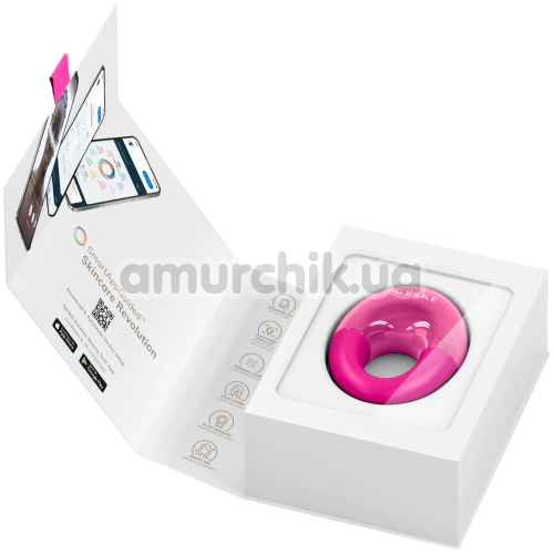 Массажер для глаз Geske Cool & Warm Eye Massager 7 in 1, ярко-розовый