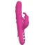 Вибратор с ротацией Khalifa Rabbit Vibrator, розовый - Фото №1