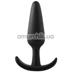 Анальная пробка Fantasstic Smooth Anal Plug Small, черная - Фото №1