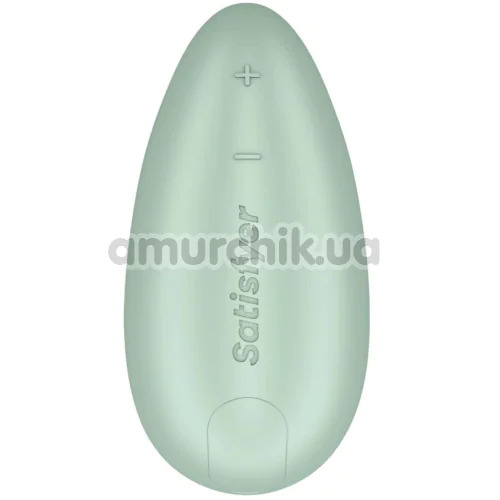 Клиторальный вибратор Satisfyer Drop To Go, зеленый