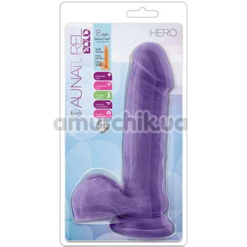 Фаллоимитатор Au Naturel Bold Hero 8 Inch, фиолетовый