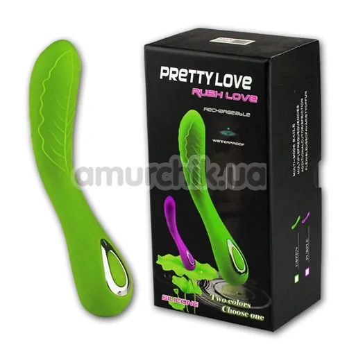 Вібратор для точки G Pretty Love Rush Love, салатовий