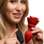 Анальна пробка з вібрацією Booty Sparks 28X Silicone Vibrating Rose Anal Plug L, червона - Фото №5