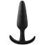 Анальна пробка Fantasstic Smooth Anal Plug Small, чорна - Фото №1