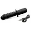 Анальна пробка з вібрацією Ass Thumpers The Plug 10x Silicone Vibrating Thruster рельєфна, чорна - Фото №2