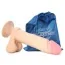 Вибратор The Realistic Cock Vibrating 23.6 см, телесный - Фото №6