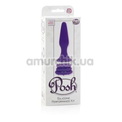 Набір з 4 предметів Posh Silicone Performance Kit, фіолетовий
