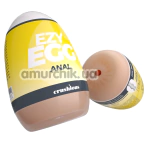 Анус-мастурбатор Crushious Ezy Egg Anal, телесный - Фото №1