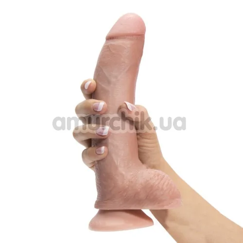 Фалоімітатор King Cock With Balls, 20.3 см тілесний