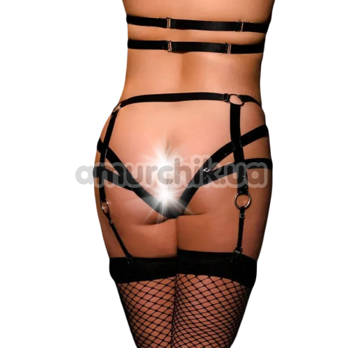 Трусики OhMyG! Tokyo Garter Belt Panty T014, черные