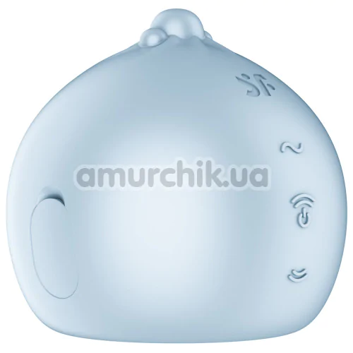 Симулятор орального секса для женщин с вибрацией Satisfyer Mochi, голубой