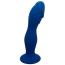 Анальная пробка Loveshop Silicone Realistic Plug, синяя - Фото №2