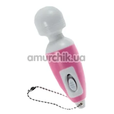 Кліторальный вібратор Power Escorts Mini Wand, рожевий - Фото №1