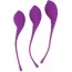 Набор вагинальных шариков Pleasure Balls & Eggs Kegel Exercise Set, фиолетовый - Фото №3
