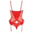 Комплект Cottelli Collection Lingerie 2632250 червоний: корсет+ трусики-стрінги - Фото №7