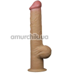 Фаллоимитатор Dual-Layered Silicone Handle Nature Cock LV411034, телесный - Фото №1