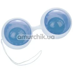 Вагінальні кульки Lovetoy Luna Beads II, блакитні - Фото №1