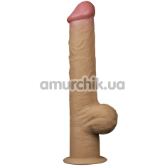 Фаллоимитатор Dual-Layered Silicone Handle Nature Cock LV411034, телесный - Фото №1