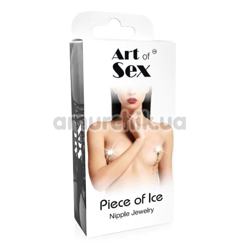 Прикраси для сосків Art of Sex Piece of Ice, золоті
