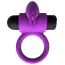 Ерекційне кільце з вібрацією Virgite Essentials Clitorial Vibrating Ring E9, фіолетове - Фото №2