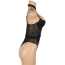 Боди Star Night Collar Chain Mesh Teddy, черное - Фото №10