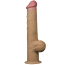 Фаллоимитатор Dual-Layered Silicone Handle Nature Cock LV411034, телесный - Фото №1