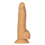 Вибратор с ротацией Addiction Naked Rotating & Vibrating Dong 8, светло-коричневый - Фото №1